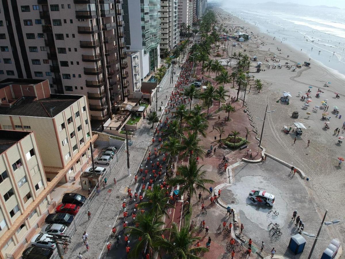 Отель Apartamento De Frente O Mar Praia Grande Solemar Экстерьер фото